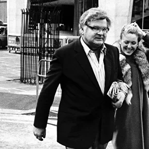 Comedian Benny Hill with Trudi Miller 1989