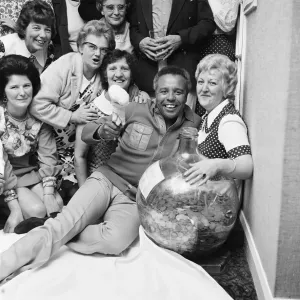 Comedian Charlie Williams Print, Warsett Charity Battle 1973 Comedian Charlie Williams Print, Warsett Charity Battle 1973
