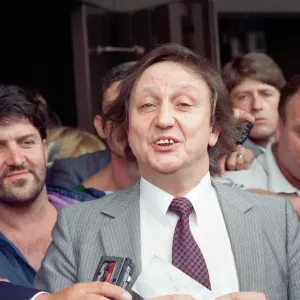 Comedian Ken Dodd after being acquitted of tax evasion charges. Liverpool Crown Court Comedian Ken Dodd after being acquitted of tax evasion charges. Liverpool Crown Court