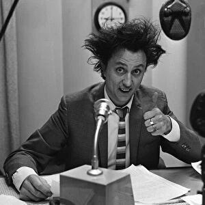 Comedian Ken Dodd comperes Housewives Choice. 13th April 1964