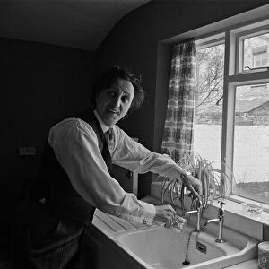 Comedian Ken Dodd opens flats in Ducie Street and Beaconsfield Street, Toxteth, Liverpool