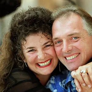 Comedian Rik Mayall and his wife Barbara. 12th September 1998