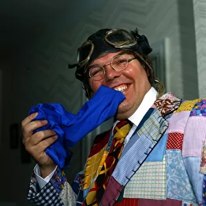 Comedian Roy Chubby Brown wearing colourful suit Circa April 1986