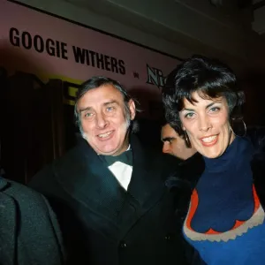 Spike Milligan with wife Paddy at Man of La Mancha Print 1972