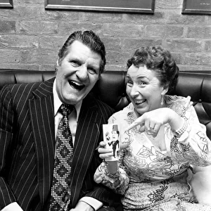 Comedian Tommy Cooper and his comedienne wife Gwen Cooper