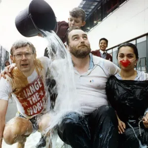 Comic Relief day was a trifle sticky for staff at Macmillan College, Middleborough Comic Relief day was a trifle sticky for staff at Macmillan College, Middleborough