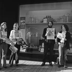 Common Market campaign in Middlesbrough Town Centre. 1971 Common Market campaign in Middlesbrough Town Centre. 1971