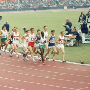 The Commonwealth Games. Pictured, the first lap of the mens 5000 meters The Commonwealth Games. Pictured, the first lap of the mens 5000 meters