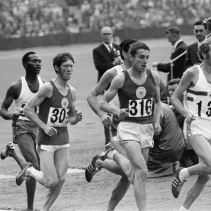 The Commonwealth Games. Pictured, the mens 5000 meters. Ian Stewart (316 The Commonwealth Games. Pictured, the mens 5000 meters. Ian Stewart (316