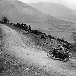 Competitor in the Liverpool Motor Club 24 hour trial seen here tackling the Bwlch y Groes