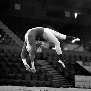 Competitors in the "Champions All"Gymnastics competition at Wembley
