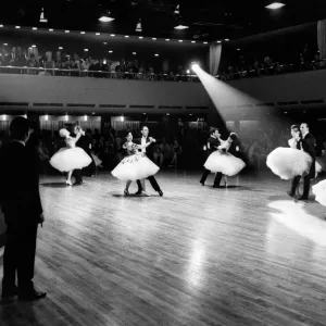 Competitors in the final of the Welsh Open Professional Dancing Championships at the Top Competitors in the final of the Welsh Open Professional Dancing Championships at the Top
