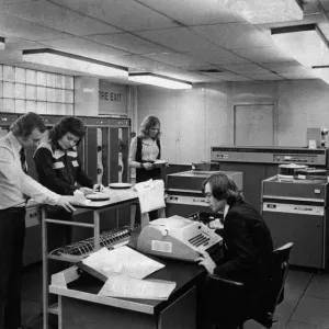 Liverpool Computer Centre Print, Circa 1970 Liverpool Computer Centre Print, Circa 1970