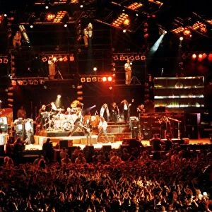The concert at Wembley at the Freddie Mercury tribute 1990s Freddie Mercury