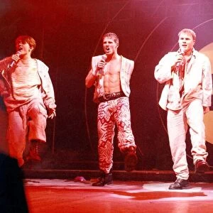 Take That in concert at Whitley Bay Ice Rink in December 1993
