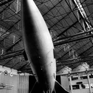 The Concorde 001 in the hangar at Toulouse today. December 1967 P004678 The Concorde 001 in the hangar at Toulouse today. December 1967 P004678