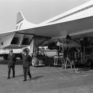 Concorde at London Airport. 24th May 1976 Concorde at London Airport. 24th May 1976