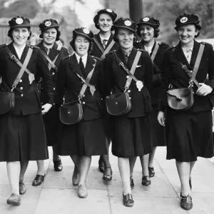 Conductors undergoing training for their duties with the Liverpool Corporation Passenger