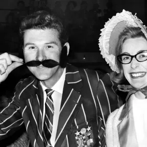 Peter Griffiths and Wife at Thimblemill Baths, 1965 Print