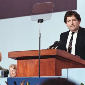 The Conservative Party Conference, Blackpool. Chancellor of the Exchequer, Nigel Lawson The Conservative Party Conference, Blackpool. Chancellor of the Exchequer, Nigel Lawson