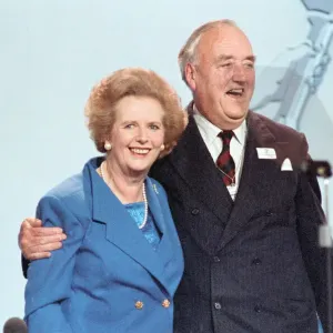 The Conservative Party Conference, Blackpool. Prime Minister Margaret Thatcher with