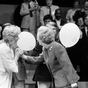 Conservative Party rally at Wembley during the 1987 election campaign