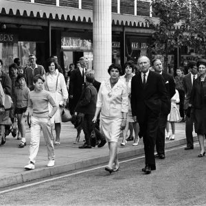 Alec Douglas-Home on Whistle Stop Tour Print, 27th July 1964