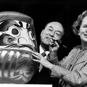 Conservative Prime Minister Margaret Thatcher, on her visit to officially open phase one Conservative Prime Minister Margaret Thatcher, on her visit to officially open phase one