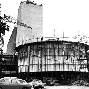 Under construction, Newcastle Civic Centre, a local government building located in