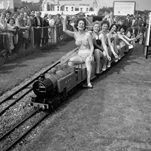 Contestants in A beauty competition at Felixstowe. 19th July 1960