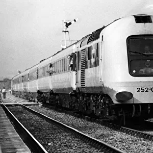 In contrast to all the steam loco s, the World Record holding diesel High Speed train