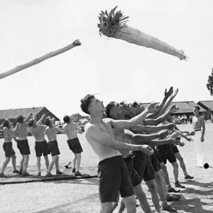 Convalescent troops, many who have returned from North Africa Convalescent troops, many who have returned from North Africa