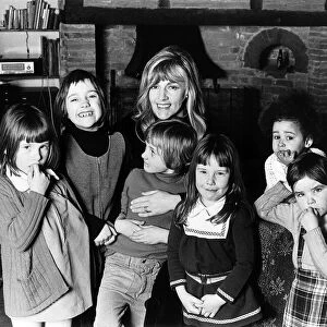 Coral Atkins March 1974 Actress at the Coral Atkins Home for disturbed Children