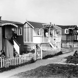 A corner of Fellowship Field, Moreton Caravan Town Print 3rd June 1922 A corner of Fellowship Field, Moreton Caravan Town Print 3rd June 1922