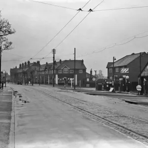 Corner of Lees Road and Uxbridge Road, Hillingdon Print Circa 1935