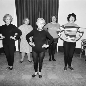 Mrs Mary Wyatt's 1970 Keep Fit Class Print Mrs Mary Wyatt's 1970 Keep Fit Class Print