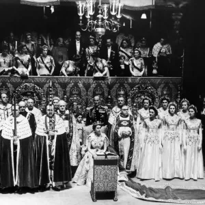 The Coronation of Queen Elizabeth II was the ceremony in which the newly ascended monarch