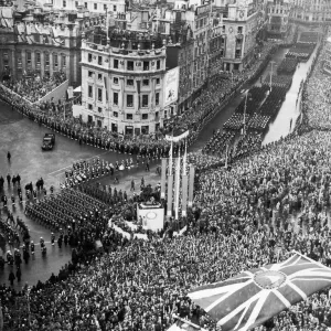 The Coronation of Queen Elizabeth II was the ceremony in which the newly ascended monarch