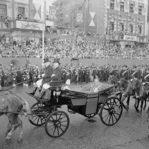 Print of Queen Elizabeth II's Coronation Procession