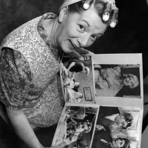 Coronation street star Jean Alexander, the streets Hilda Ogden, with her scrapbook Coronation street star Jean Alexander, the streets Hilda Ogden, with her scrapbook