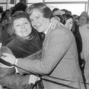Coronation Street star Ken Barlow had a hug for one of his fans, Bridie Griffin