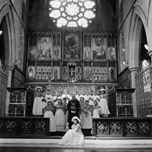 Corpus Christi, at a Cathedral in Teesside. Circa 1971