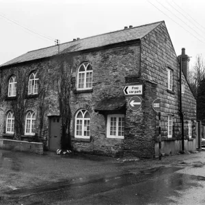1970 Cottage Print - Canal Road, Tavistock, Devon 1970 Cottage Print - Canal Road, Tavistock, Devon