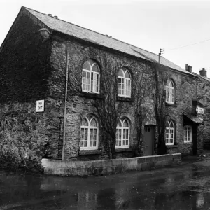 Cottage which is become a public lavatory in Canal Road, Tavistock, Devon. 1970 Cottage which is become a public lavatory in Canal Road, Tavistock, Devon. 1970