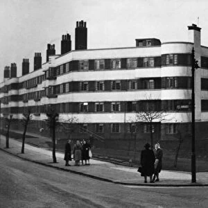 Council flats at Smedley Road and Smedley Lane, Woodlands Estate, Manchester