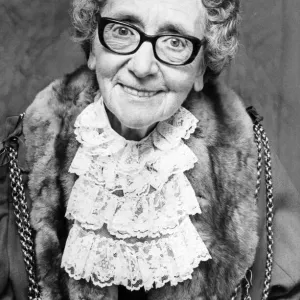 Councillor Doris Starkey, Lord Mayor of Newcastle 1978 Print