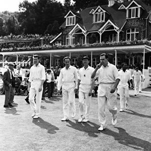 County Championship 1967. Kent v. Warwickshire at Crabble Athletic Ground, Dover