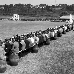 1949 Glamorgan v Lancashire at Stradey Park - A Unique Print 1949 Glamorgan v Lancashire at Stradey Park - A Unique Print