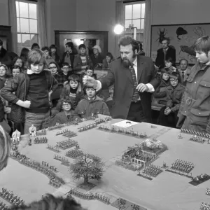 The County Museum at Warwick became a battleground for an afternoon when members of