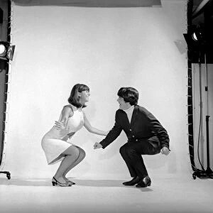 Couple dancing the "Bend". 1960 A1202